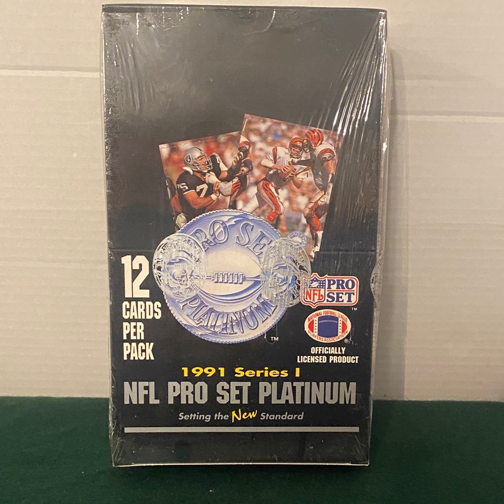 1991 NFL Pro Set Platinum Series 1 Football Sealed